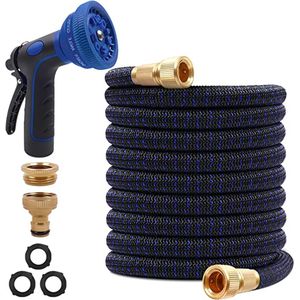 Flexibele tuinslang, garden hose, water hose, premium tuinslang in professionele kwaliteit 22.5 m