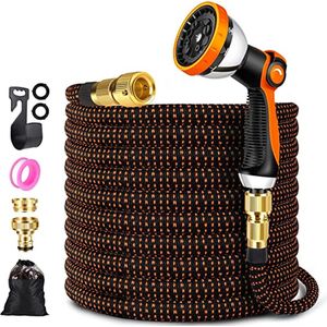 Flexibele tuinslang, garden hose, water hose, premium tuinslang in professionele kwaliteit 23m