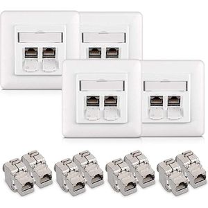 Keystone Netwerkdoos - 2-Poorts - RJ45