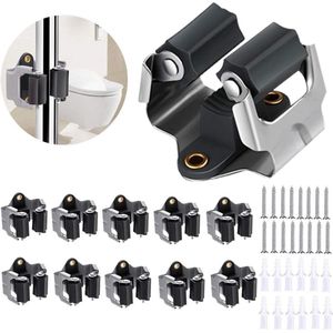 Bezemhouder Wand / Bezemhouder - Gereedschap houder - Bezem ophangsysteem Multi Wand Houder - Hanging system garden tools - 10pcs