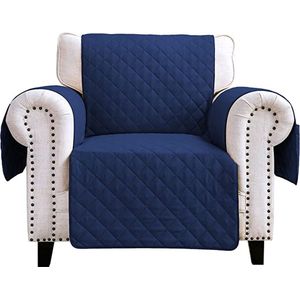 Kussenhoezen Stoelbescherming - Stoelbeschermer, Bankhoes, chair protector, waterproof, reversible, with cushion, suitable for all sofas,