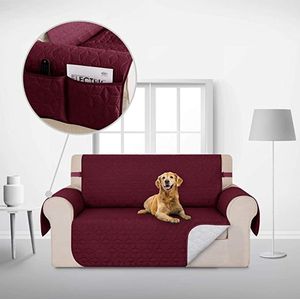 Kussenhoezen Stoelbescherming - Stoelbeschermer, Bankhoes, chair protector, waterproof, reversible, with cushion, suitable for all sofas,