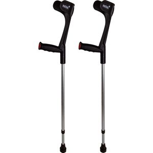 Onderarm Krukken / Okselkrukken \ Loopkrukken met Armsteun, Ergonomische Krukken, Loopkruk Comfort, Forearm Crutches / Armpit Crutches \ Wandelstok