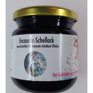 Encaustic shellack Zwart - 100ml