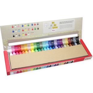 Kitpas - raamkrijtjes 24 kleuren - raamstiften - aquarelkrijtjes - raamkrijt - (uitwisbaar) krijt 24 stuks - Creatief spelen - Kleurrijk raamkrijt