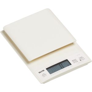 TANITA KD-320 wit - Keukenweegschaal met Vloeistofconversie (ML) - Micro Mode - 3 kg met fijne verdeling 0,1 gram -