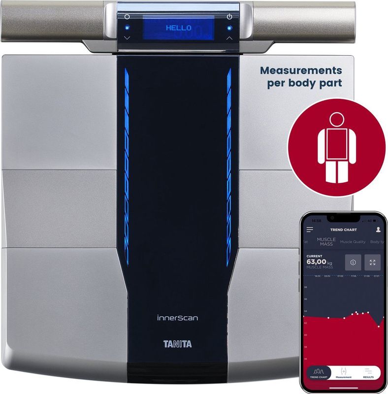 TANITA RD-545HR - Slimme Segmentale Lichaamsanalyse Weegschaal - Professionele technologie voor thuisgebruik