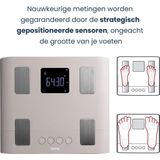 Tanita - BC-333LE - Slimme Lichaamsanalyse Weegschaal - Taupe - Bluetooth