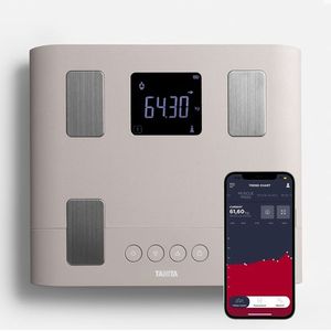 TANITA BC-333LE - Slimme familie weegschaal - Gratis APP - Spiermassa vanaf 5 jaar oud - Japanse precisie en nauwkeurigheid - Bevordert een Positief Lichaamsbeeld