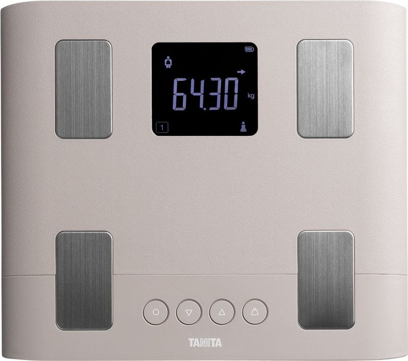 Tanita - BC-333LE - Slimme Lichaamsanalyse Weegschaal - Taupe - Bluetooth