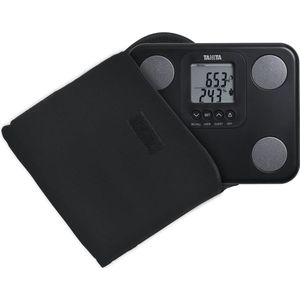 TANITA BC-730 - Lichaamsanalyse Weegschaal - Zwart - Compact Formaat - Inclusief Reistasje
