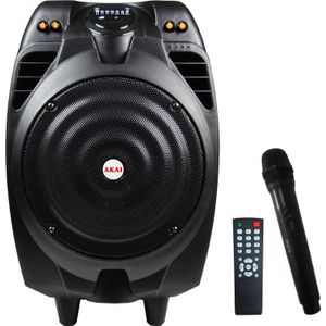 Akai Professional Rinkinys MUZYCZNY AKAI SS023A-X10 (5 h, Elektrische stroom), Bluetooth luidspreker, Zwart