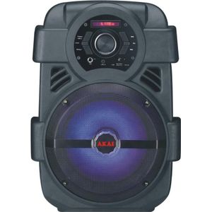 Akai Professional ABTS-808L 10W luidspreker (4 h, Werkt op batterijen), Bluetooth luidspreker, Zwart