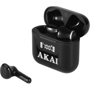 Akai Professional BTE-J101 (160 h, Draadloze), Koptelefoon, Zwart