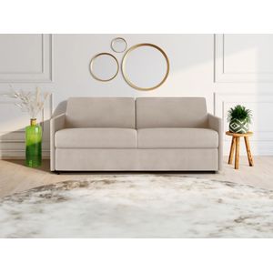 Vente-unique - Schlafsofa 4-Sitzer - Liegefläche: 160 cm - Matratzenhöhe: 14 cm - Stoff - Beige - calife