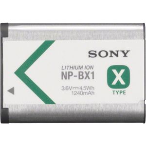 Sony NP-BX1 Accu - 1240 mAh - Lithium Ion Batterij - Cyber-shot Handycam