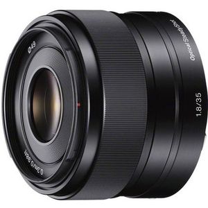 Sony - SEL 35mm F/1.8 OSS - Camera Lens - Zwart - Glas