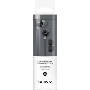 Sony - MDR-EX15LP - In-Ear Oordopjes - Zwart - Silicone