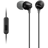 Sony - MDREX15APB - In-ear Koptelefoons - Zwart - Siliconen - Lichtgewicht