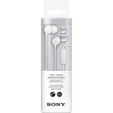 Sony - EX15AP - Oortelefoon - Wit - In-ear - Neodymium-drivers