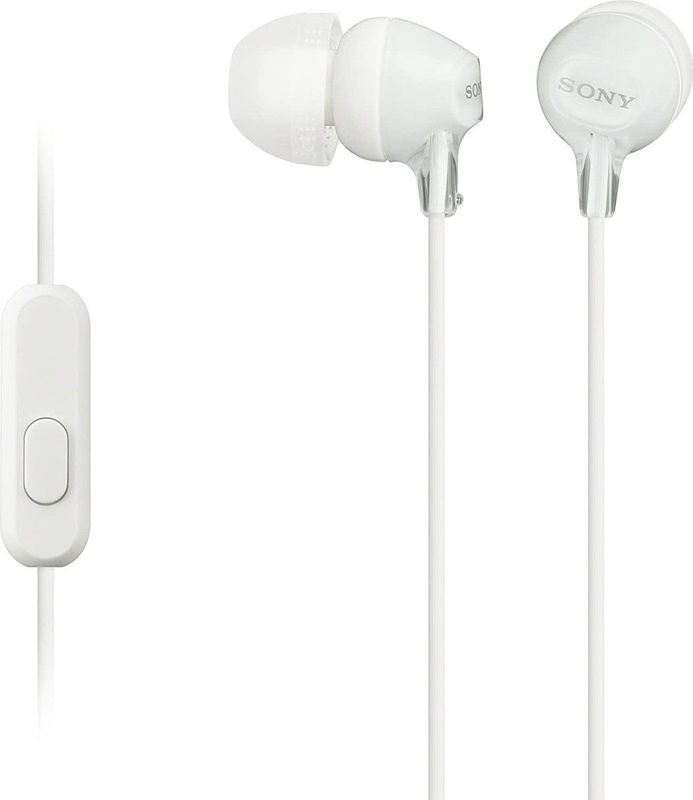 Sony - EX15AP - Oortelefoon - Wit - In-ear - Neodymium-drivers