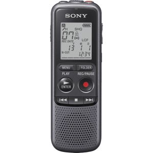 Sony ICD-PX240 digitale voicerecorder- 4GB - Donkergrijs