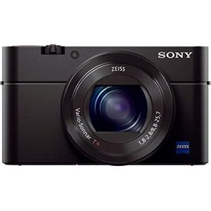 Sony Cyber-Shot DSC-RX100M3 Digitale camera 20.2 Mpix Zoom optisch: 2.9 x Zwart Full-HD video-opname, WiFi, Draai- en zwenkbare display, Elektronische zoeker