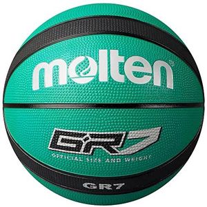 molten basketbal, groen/zwart, 7