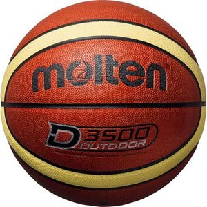 Molten heren b7d3500 basketbal, Oranje, 7