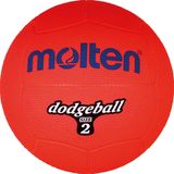 Molten Dodgeball 2, Rood, Buitenspeelbal, Rubber