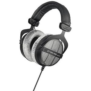 beyerdynamic DT 990 PRO eenzijdig bekabelde over-ear studio-hoofdtelefoon voor mixing, mastering en editing met 250 Ohm