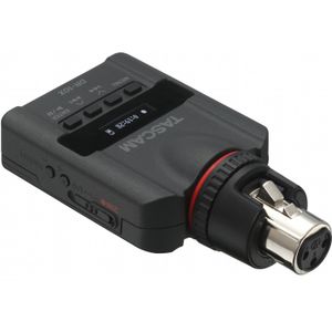 Tascam DR-10X – Audiorecorder zum Aufstecken auf ein Mikrofon, Schwarz