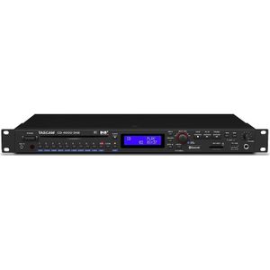 Tascam - CD-400U DAB - CD Speler - Zwart - HiFi Component