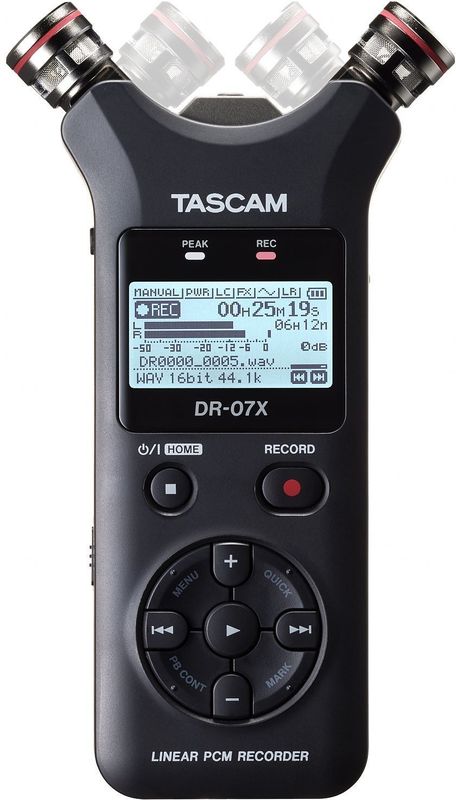 Tascam DR-07X - Handheld Recorder - USB Interface