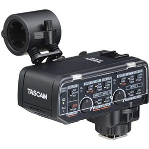 Tascam CA-XLR2d-F XLR microfoonadapter voor mirrorless FujiFilm camera's