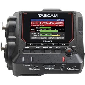 Tascam - FR-AV2 - Audiorecorder - Zwart - 32-bit Float Technologie