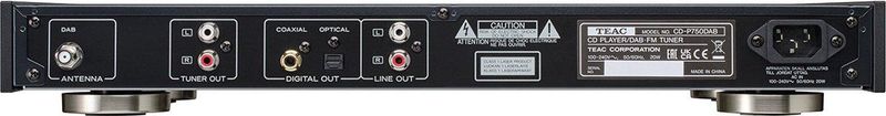 TEAC: CD-P750DAB CD-Speler met FM/DAB+ tuner