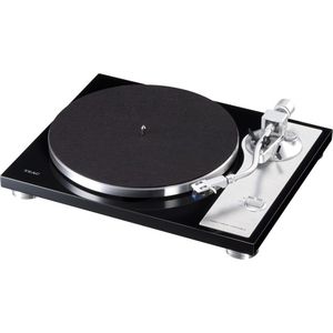 Teac TN-4D-SE Analoge draaitafel met directe aandrijving (hoogwaardige SAEC-soundarm, gegoten aluminium plaat, geïntegreerde Phono EQ versterker) zwart