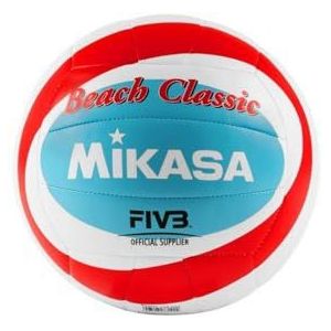 MIKASA Volleyball Beach Classic BV543C-VXB-RSB Balle, Adultes Unisexe, Multicolore