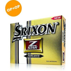 Srixon SRX Z-Star 5 (12) golfbal unisex volwassenen, puur wit, groot