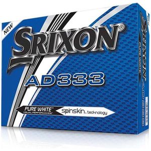 Srixon AD333 golfballen – model 2018 – 1 dozijn – nieuw – wit