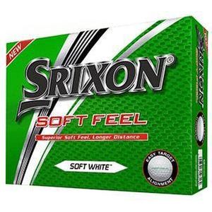 Srixon Soft Feel Lady White - dozijn golfballen - afstand en lage compressie - golfballen voor dames - golfgeschenken en golfaccessoires voor dames
