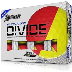 Srixon Q-Star 10306805 Tour Divide golfballen, rood, 12 stuks