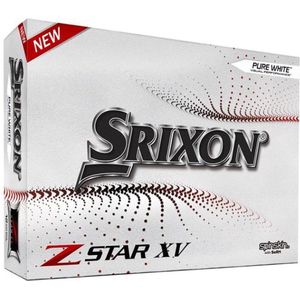 Nieuwe Srixon Z Star XV 7 White – 12 premium golfballen – torenniveau – prestaties ��– urethaan – 4 stuks – golfaccessoires en premium cadeaus