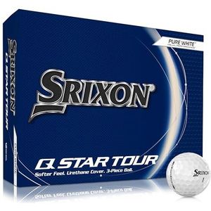 Srixon, Q-Star Tour 5 2024 – Douzaine de balles de golf – Toucher doux, rotation, performance et puissance – 3 pièces – Uréthane – Accessoires de golf et cadeaux de golf de qualité supérieure