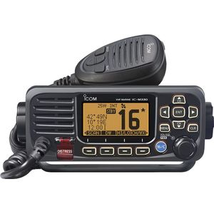 Icom - Ic-m330ge - Vast Maritiem Vhf-radiostation - Zwart - 25W