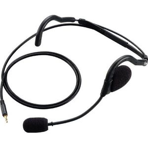 Icom headset met microfoon, zwart