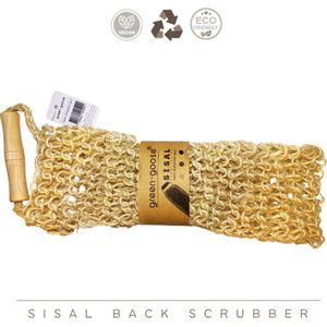 Natuurlijke Rugspons Rugschrobber Ramie | Biologisch Afbreekbaar