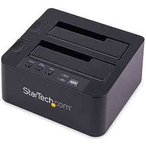 StarTech.com USB 3.1 (10 Gbps) Harde Schijf Duplicator Dock voor 2.5"" & 3.5"" SATA SSD harde schijven + 4Kn - USB/USB-C [Thunderbolt 3 compatibel] Kloner (SDOCK2U313R)