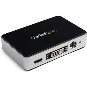 StarTech.com USB 3.0 HDMI video-opname-apparaat - vrijstaande externe opnamekaart - USB 3.0 video grabber - HDMI/DVI/VGA/componenten HD PVR Video Capture 1080p @ 60fps (USB3HDCAP)
